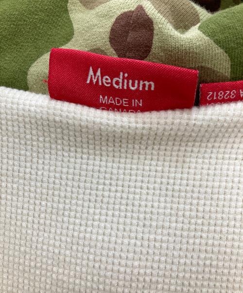 SUPREME（シュプリーム）SUPREME (シュプリーム) THERMAL ZIP UP HOODIE グリーン サイズ:Ｍの古着・服飾アイテム