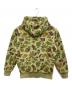 SUPREME (シュプリーム) THERMAL ZIP UP HOODIE グリーン サイズ:Ｍ：16000円