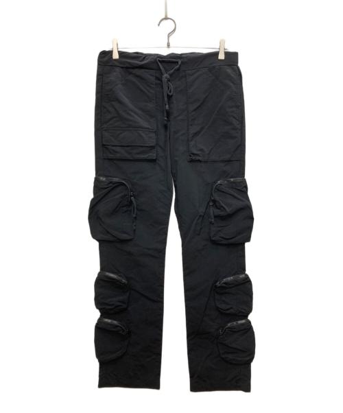 whoisjacov（フーズジェイコブ）whoisjacov (フーズジェイコブ) mulch pocket cargo pants/マルチ ポケット カーゴ パンツ ブラック サイズ:Sの古着・服飾アイテム