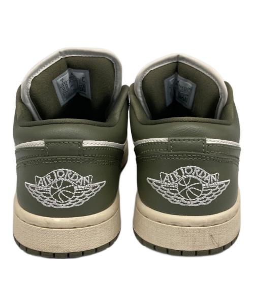 NIKE（ナイキ）NIKE (ナイキ) JORDAN 1 LOW SAIL/MEDIUM OLIVE/エア ジョーダン 1 ロー セイル/ミディアム オリーブ オリーブ サイズ:24の古着・服飾アイテム