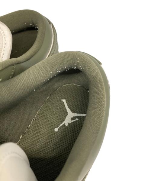NIKE（ナイキ）NIKE (ナイキ) JORDAN 1 LOW SAIL/MEDIUM OLIVE/エア ジョーダン 1 ロー セイル/ミディアム オリーブ オリーブ サイズ:24の古着・服飾アイテム