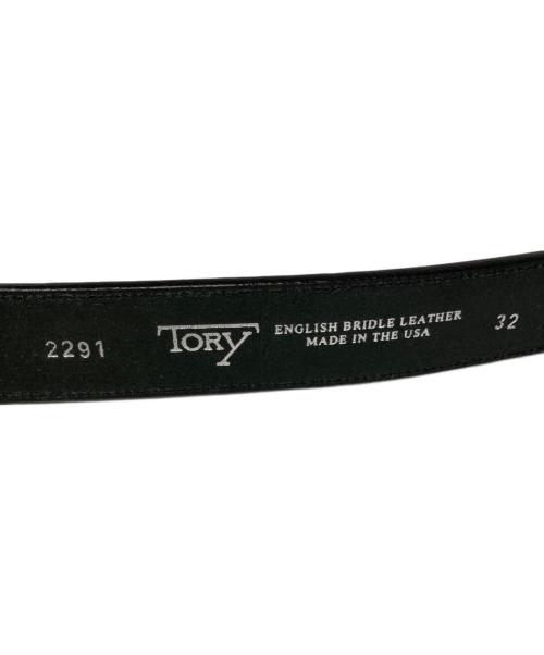 TORY LEATHER（トリーレザー）TORY LEATHER (トリーレザー) Bridle Leather Spur Belt ブラックの古着・服飾アイテム