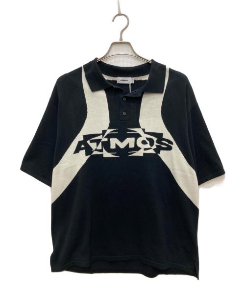 ATMOS（アトモス）ATMOS (アトモス) atmos Knit Polo Shirt BLACK ブラック サイズ:XL 未使用品の古着・服飾アイテム