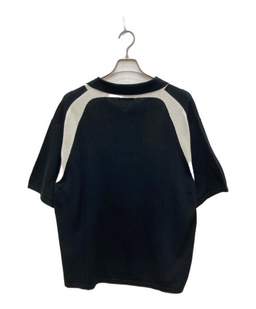 ATMOS（アトモス）ATMOS (アトモス) atmos Knit Polo Shirt BLACK ブラック サイズ:XL 未使用品の古着・服飾アイテム