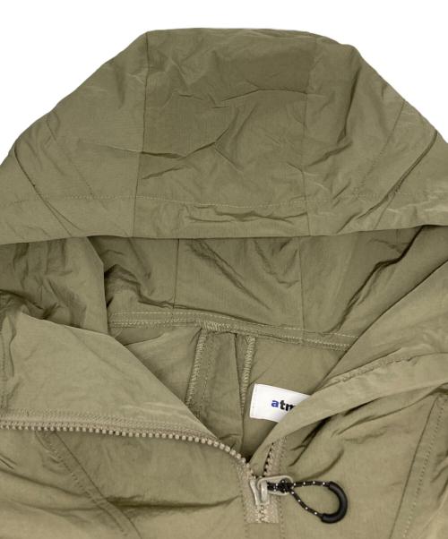 ATMOS（アトモス）atmos (アトモス) Front Pocket Ripstop Anorak Hoodie/フロント ポケット リップストップ アノラック フーディー カーキ サイズ:XL 未使用品の古着・服飾アイテム