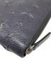 中古・古着 JIMMY CHOO (ジミーチュウ) スターラウンドジップ2つ折り財布 ネイビー：12000円