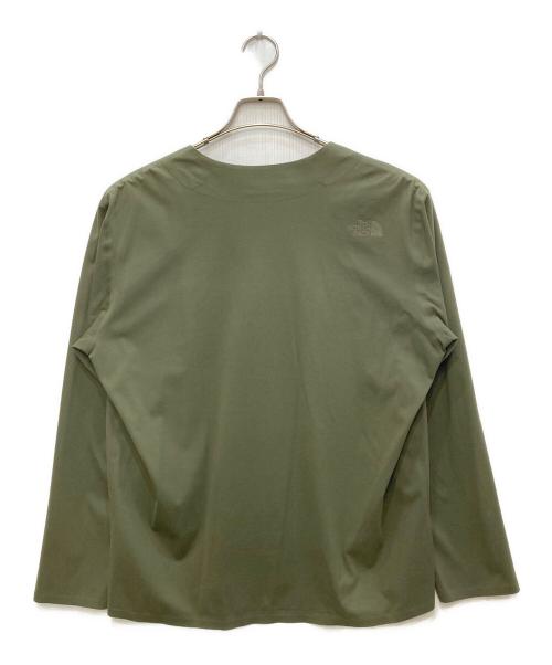 THE NORTH FACE（ザ ノース フェイス）THE NORTH FACE (ザ ノース フェイス) Tech Lounge Cardigan/テック ラウンジ カーディガン グリーン サイズ:Ｌの古着・服飾アイテム