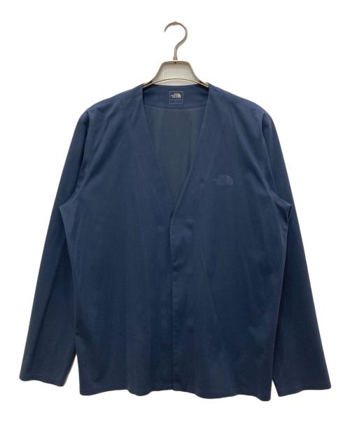 THE NORTH FACE（ザ ノース フェイス）THE NORTH FACE (ザ ノース フェイス) Tech Lounge Cardigan/テック ラウンジ カーディガン ネイビー サイズ:Ｌの古着・服飾アイテム