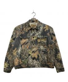 Wrangler（ラングラー）の古着「カモフラ柄トラッカージャケット」｜グレー×カーキ