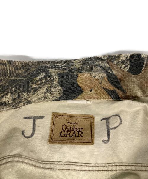 Wrangler（ラングラー）Wrangler (ラングラー) カモフラ柄トラッカージャケット グレー×カーキ サイズ:Lの古着・服飾アイテム