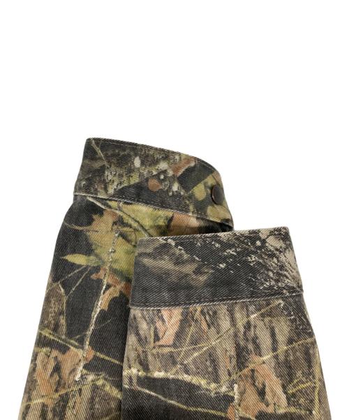Wrangler（ラングラー）Wrangler (ラングラー) カモフラ柄トラッカージャケット グレー×カーキ サイズ:Lの古着・服飾アイテム