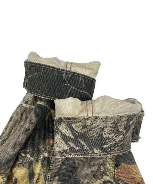 Wrangler（ラングラー）Wrangler (ラングラー) カモフラ柄トラッカージャケット グレー×カーキ サイズ:Lの古着・服飾アイテム