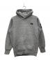 THE NORTH FACE（ザ ノース フェイス）の古着「スクエアロゴフーディ」｜グレー