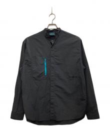 REFT（レフト）の古着「STAND COLLAR O.D. SHIRT/スタンド カラー O.D. シャツ」｜ブラック