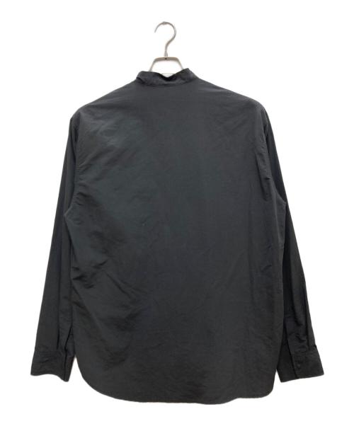 REFT（レフト）reft (レフト) STAND COLLAR O.D. SHIRT/スタンド カラー O.D. シャツ ブラック サイズ:Ｌの古着・服飾アイテム