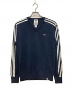 adidas×Noahアディダス×ノア）の古着「Vネックニット」｜ネイビー