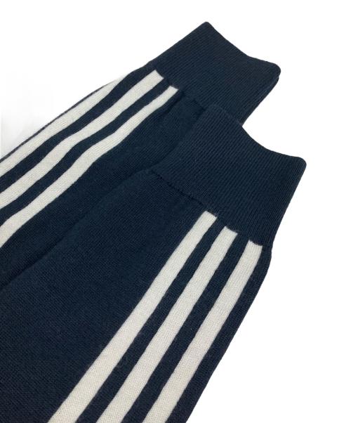 adidas（アディダス）adidas (アディダス) Noah (ノア) Vネックニット ネイビー サイズ:J Mの古着・服飾アイテム