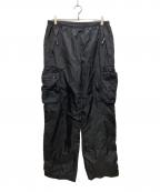POLO JEANS CO.ポロジーンズカンパニー）の古着「サイドポケットナイロンカーゴパンツ」｜ブラック