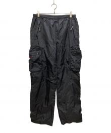 POLO JEANS CO.（ポロジーンズカンパニー）の古着「サイドポケットナイロンカーゴパンツ」｜ブラック