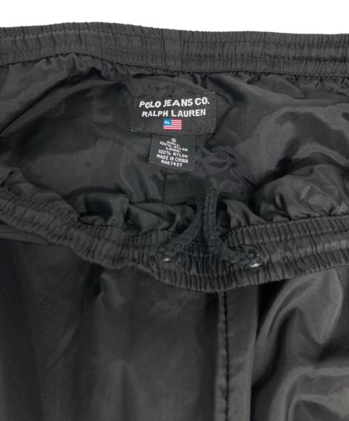 POLO JEANS CO.（ポロジーンズカンパニー）POLO JEANS CO. (ポロジーンズカンパニー) サイドポケットナイロンカーゴパンツ ブラック サイズ:Sの古着・服飾アイテム