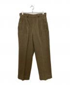 French Armyフランス軍）の古着「ウールトラウザーパンツ」｜オリーブ