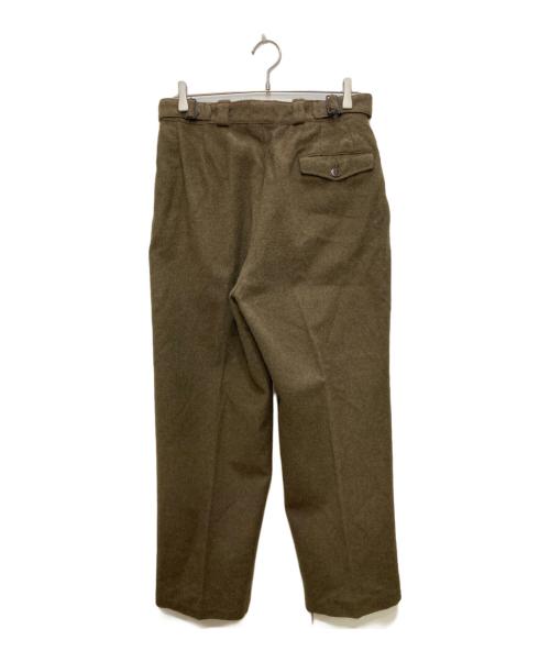 French Army（フランス軍）French Army (フランス軍) ウールトラウザーパンツ オリーブ サイズ:44-Mの古着・服飾アイテム
