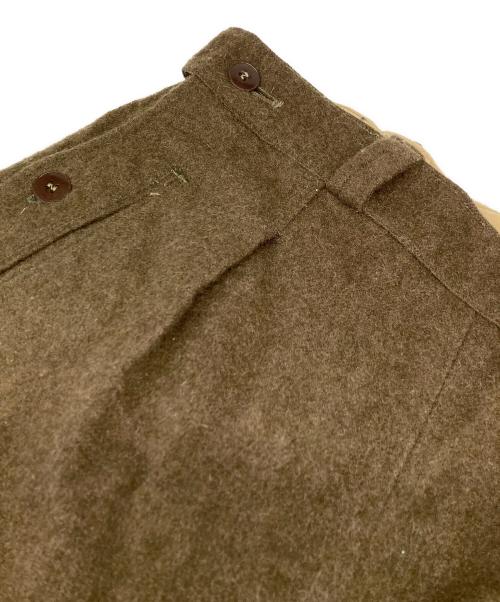 French Army（フランス軍）French Army (フランス軍) ウールトラウザーパンツ オリーブ サイズ:44-Mの古着・服飾アイテム