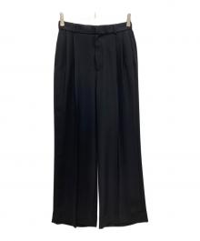 UNITED ARROWS TOKYO（ユナイテッドアローズトウキョウ）の古着「2タック ワイドパンツ」｜ブラック