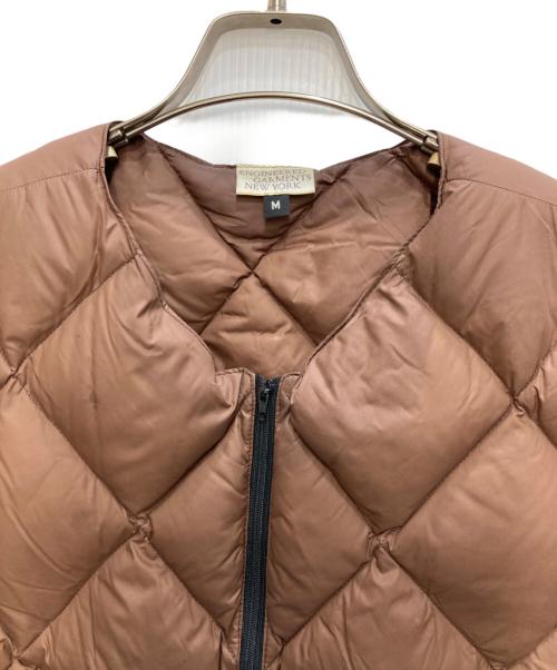 Engineered Garments（エンジニアド ガーメンツ）Engineered Garments (エンジニアド ガーメンツ) ダウンベスト ブラウン サイズ:Mの古着・服飾アイテム