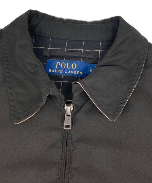 POLO RALPH LAUREN（ポロ・ラルフローレン）POLO RALPH LAUREN (ポロ・ラルフローレン) スイングトップ ブラック サイズ:Ｌの古着・服飾アイテム