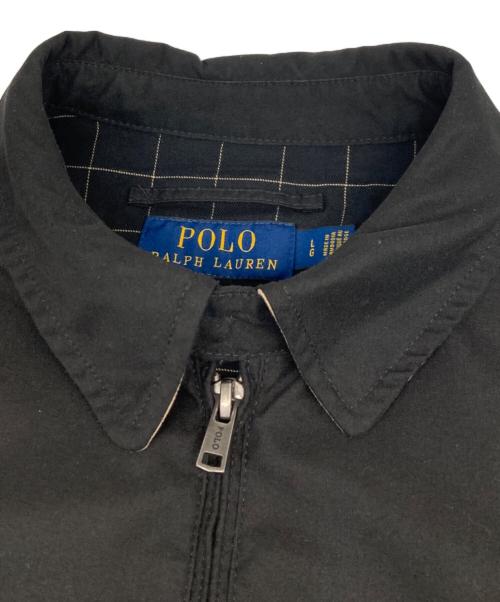 POLO RALPH LAUREN（ポロ・ラルフローレン）POLO RALPH LAUREN (ポロ・ラルフローレン) スイングトップ ブラック サイズ:Ｌの古着・服飾アイテム
