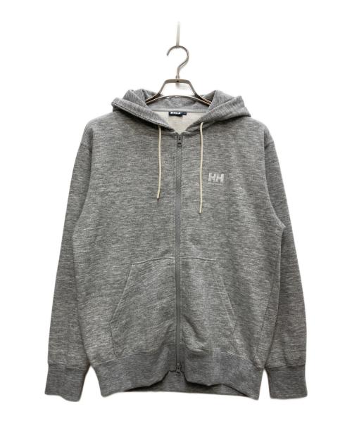 HELLY HANSEN（ヘリーハンセン）HELLY HANSEN (ヘリーハンセン) HHロゴフルジップスウェットフーディー グレー サイズ:Ｍの古着・服飾アイテム