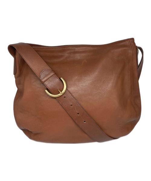 COACH（コーチ）COACH (コーチ) レザーワンショルダーバッグ ブラックの古着・服飾アイテム