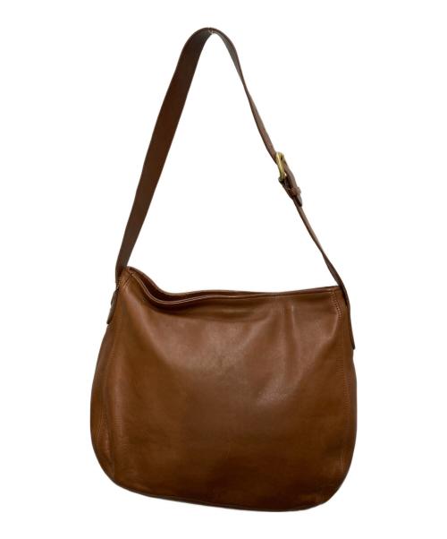 COACH（コーチ）COACH (コーチ) レザーワンショルダーバッグ ブラックの古着・服飾アイテム