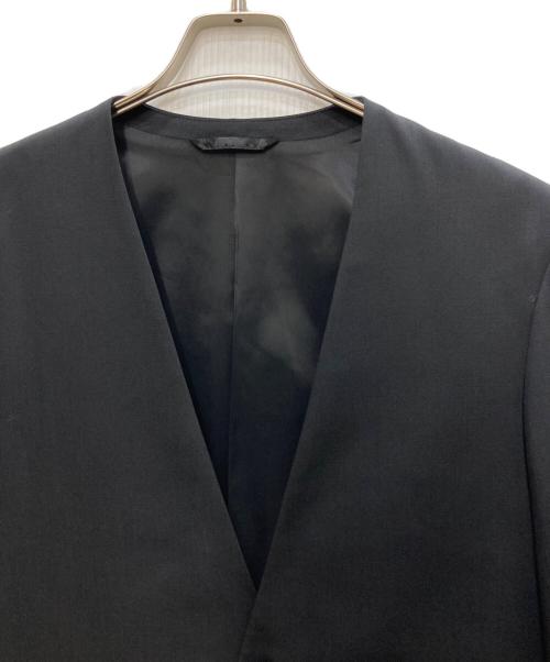 JOSEPH（ジョゼフ）JOSEPH (ジョゼフ) ウーステッドバラシャ ノーカラージャケット ブラック サイズ:46の古着・服飾アイテム