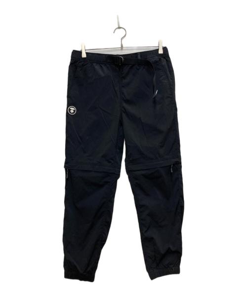 A BATHING APE（ア ベイシング エイプ）A BATHING APE (ア ベイシング エイプ) ナイロンパンツ ブラック サイズ:Ｍの古着・服飾アイテム