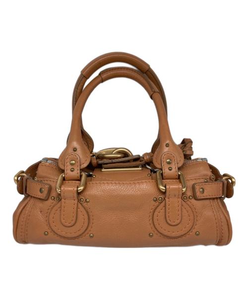 Chloe（クロエ）Chloe (クロエ) パディントン レザーハンドバッグ ブラウンの古着・服飾アイテム