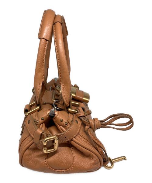 Chloe（クロエ）Chloe (クロエ) パディントン レザーハンドバッグ ブラウンの古着・服飾アイテム