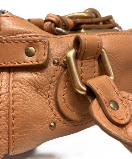 Chloe（クロエ）Chloe (クロエ) パディントン レザーハンドバッグ ブラウンの古着・服飾アイテム