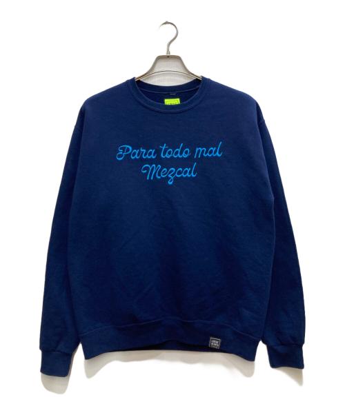 LOOSE JOINTS（ルーズジョインズ）LOOSE JOINTS (ルーズジョインズ) 刺繍スウェット ネイビー サイズ:Ｍの古着・服飾アイテム