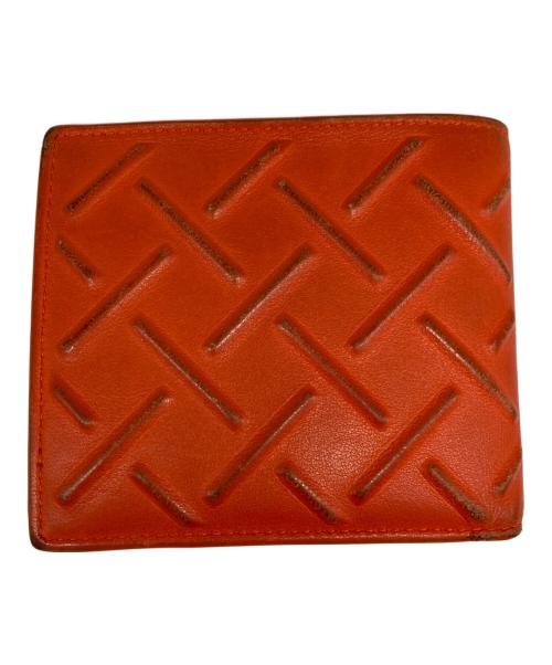 BOTTEGA VENETA（ボッテガベネタ）BOTTEGA VENETA (ボッテガベネタ) 2つ折り財布 オレンジの古着・服飾アイテム