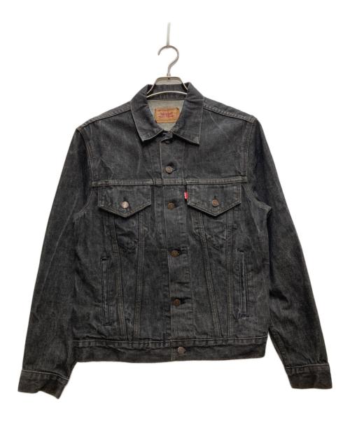 LEVI'S（リーバイス）LEVI'S (リーバイス) 先染めブラックデニムジャケット ブラック サイズ:40Ｒの古着・服飾アイテム
