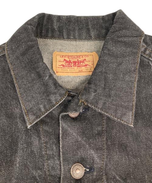 LEVI'S（リーバイス）LEVI'S (リーバイス) 先染めブラックデニムジャケット ブラック サイズ:40Ｒの古着・服飾アイテム