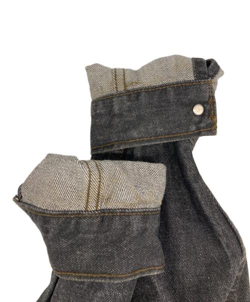LEVI'S（リーバイス）LEVI'S (リーバイス) 先染めブラックデニムジャケット ブラック サイズ:40Ｒの古着・服飾アイテム