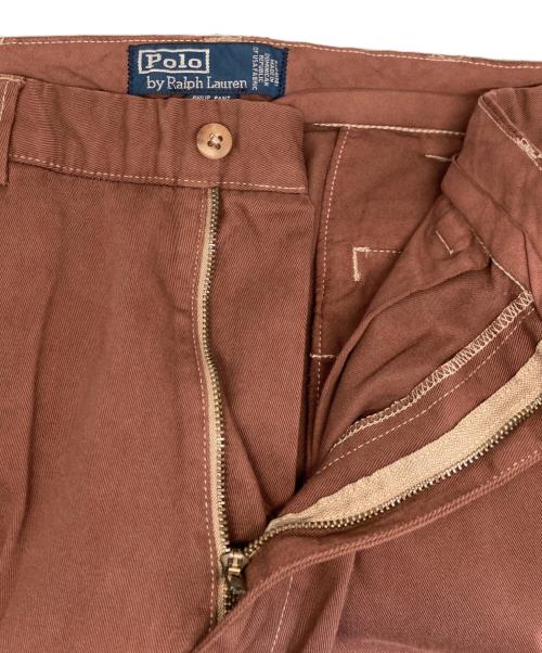 POLO RALPH LAUREN（ポロ・ラルフローレン）POLO RALPH LAUREN (ポロ・ラルフローレン) チノパン ブラウン サイズ:Ｗ34の古着・服飾アイテム