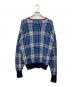 POLO RALPH LAUREN (ポロ・ラルフローレン) チェックニット ネイビー サイズ:L：6000円