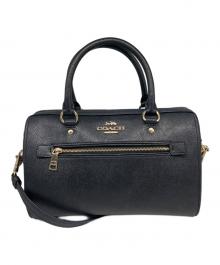 COACH（コーチ）の古着「ローアン サッチェル ショルダーバッグ」｜ブラック