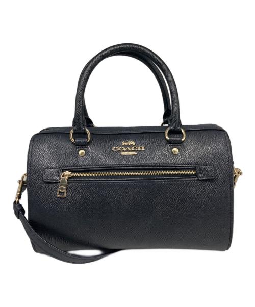 COACH（コーチ）COACH (コーチ) ローアン サッチェル ショルダーバッグ ブラックの古着・服飾アイテム