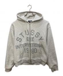 stussy（ステューシー）の古着「Established Zip Hoodie」｜グレー