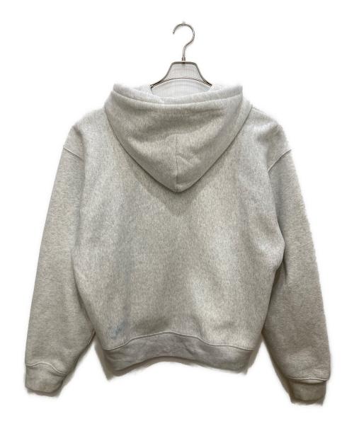 stussy（ステューシー）stussy (ステューシー) Established Zip Hoodie グレー サイズ:XLの古着・服飾アイテム